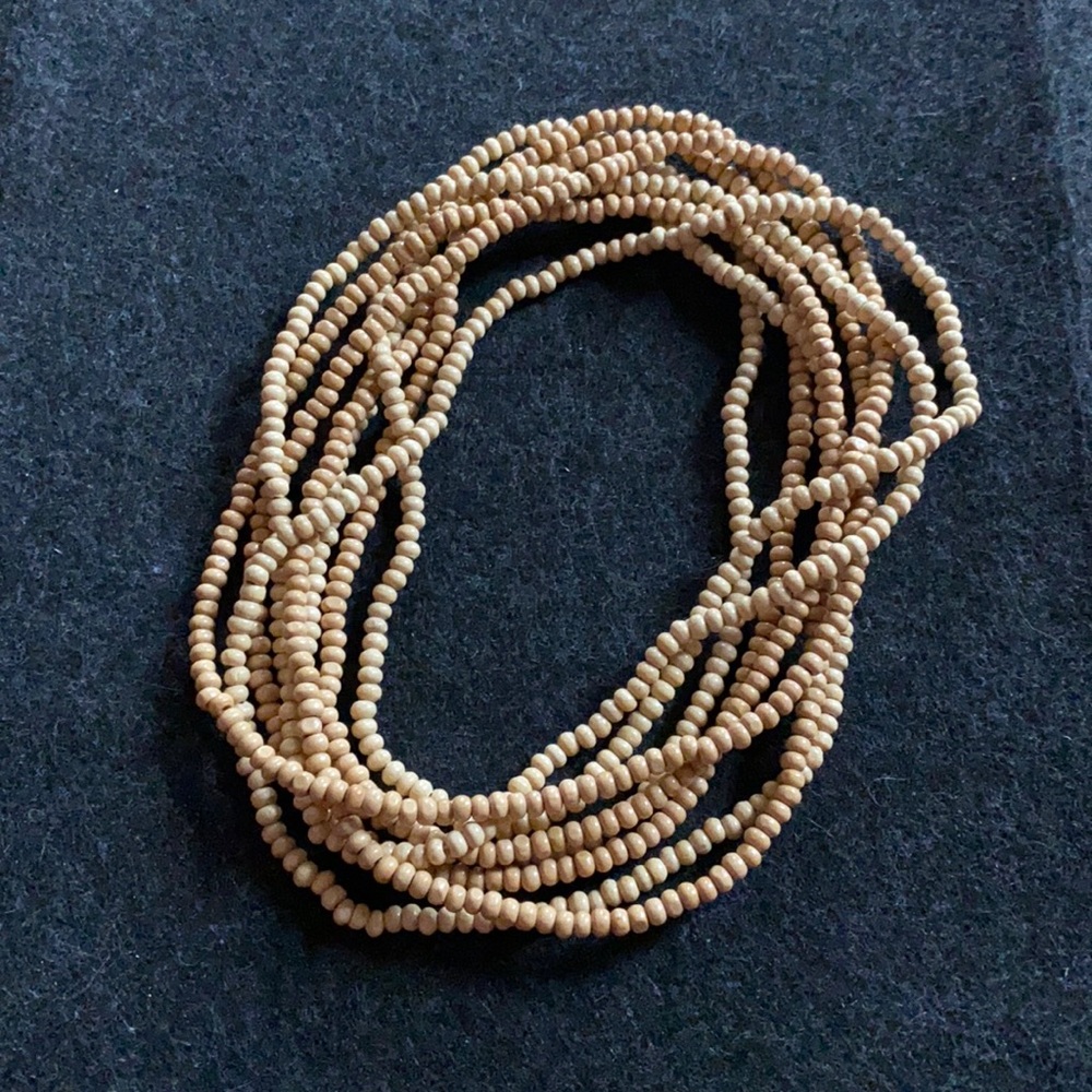 Boho beads vintage necklace
